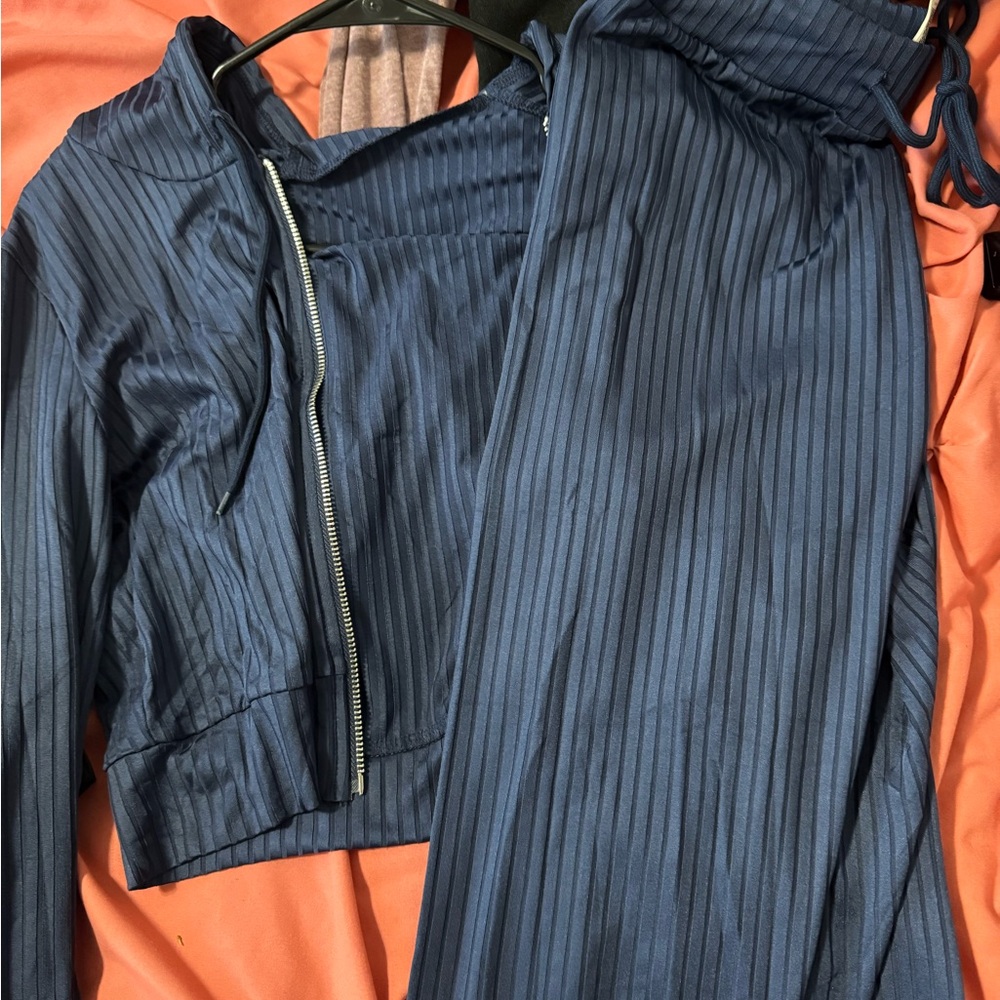 Navy blue jogging set